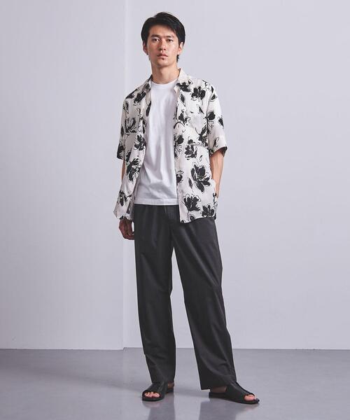 biscuithead（ビスケットヘッド）の「＜UNITED ARROWS＞ ボタニカルプリント レギュラー（シャツ/ブラウス・メンズ・オフホワイト/オリーブ・SMALL/MEDIUM/X-LARGE/LARGE）」の6枚目の写真