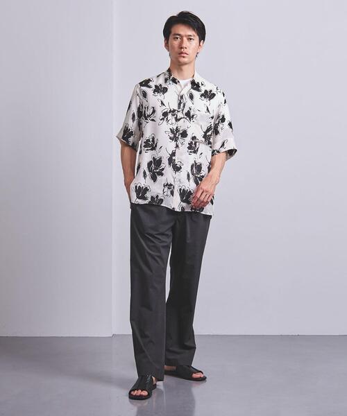 biscuithead（ビスケットヘッド）の「＜UNITED ARROWS＞ ボタニカルプリント レギュラー（シャツ/ブラウス・メンズ・オフホワイト/オリーブ・SMALL/MEDIUM/X-LARGE/LARGE）」の7枚目の写真