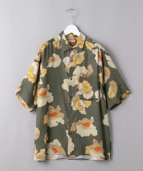 biscuithead（ビスケットヘッド）の「＜UNITED ARROWS＞ ボタニカルプリント レギュラー（シャツ/ブラウス・メンズ・オフホワイト/オリーブ・SMALL/MEDIUM/X-LARGE/LARGE）」の10枚目の写真