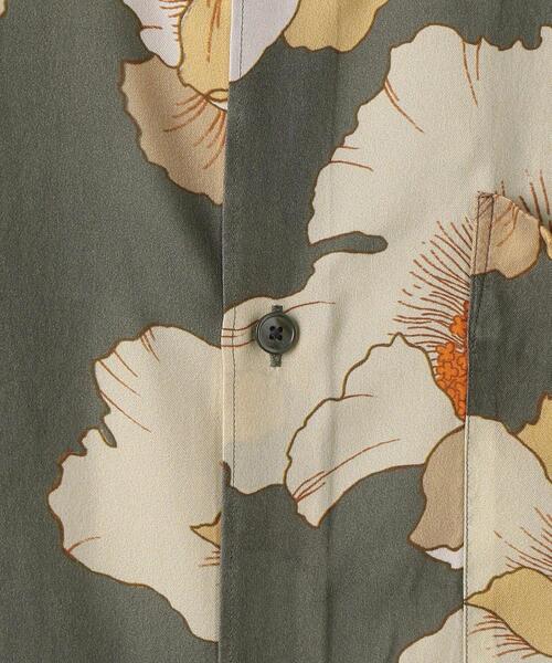 biscuithead（ビスケットヘッド）の「＜UNITED ARROWS＞ ボタニカルプリント レギュラー（シャツ/ブラウス・メンズ・オフホワイト/オリーブ・SMALL/MEDIUM/X-LARGE/LARGE）」の16枚目の写真
