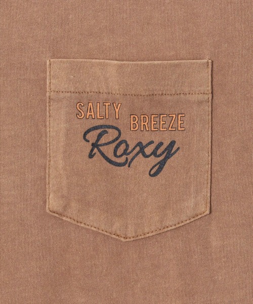 ROXY（ロキシー）の「SALTY BREEZE TEE/ロキシー半袖バックプリントポケットTシャツ（Tシャツ/カットソー・レディース・グリーン/ブラウン/ブルー/ホワイト・LARGE/X-LARGE/MEDIUM/SMALL）」の10枚目の写真