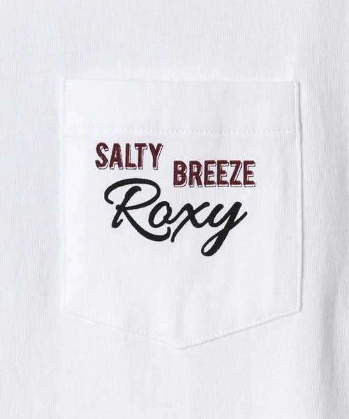 ROXY（ロキシー）の「SALTY BREEZE TEE/ロキシー半袖バックプリントポケットTシャツ（Tシャツ/カットソー・レディース・グリーン/ブラウン/ブルー/ホワイト・LARGE/X-LARGE/MEDIUM/SMALL）」の15枚目の写真