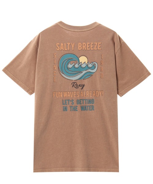 ROXY（ロキシー）の「SALTY BREEZE TEE/ロキシー半袖バックプリントポケットTシャツ（Tシャツ/カットソー・レディース・グリーン/ブラウン/ブルー/ホワイト・LARGE/X-LARGE/MEDIUM/SMALL）」の22枚目の写真