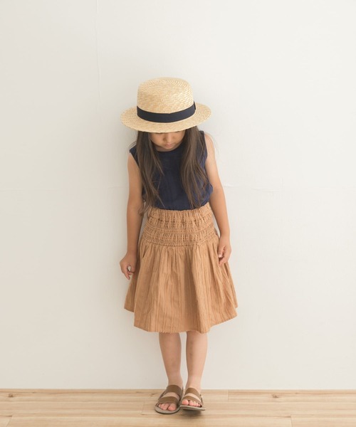 URBAN RESEARCH DOORS（アーバンリサーチドアーズ）の「ノースリーブランダムリブカットソー(KIDS)（Tシャツ/カットソー・キッズ・ベージュ/ネイビー/ブラウン・120/105/150/135）」の13枚目の写真