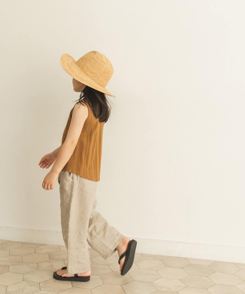 URBAN RESEARCH DOORS（アーバンリサーチドアーズ）の「ノースリーブランダムリブカットソー(KIDS)（Tシャツ/カットソー・キッズ・ベージュ/ネイビー/ブラウン・120/105/150/135）」の16枚目の写真