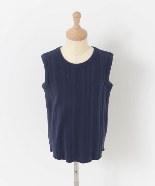 URBAN RESEARCH DOORS（アーバンリサーチドアーズ）の「ノースリーブランダムリブカットソー(KIDS)（Tシャツ/カットソー・キッズ・ベージュ/ネイビー/ブラウン・120/105/150/135）」の18枚目の写真