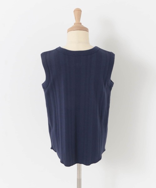 URBAN RESEARCH DOORS（アーバンリサーチドアーズ）の「ノースリーブランダムリブカットソー(KIDS)（Tシャツ/カットソー・キッズ・ベージュ/ネイビー/ブラウン・120/105/150/135）」の20枚目の写真