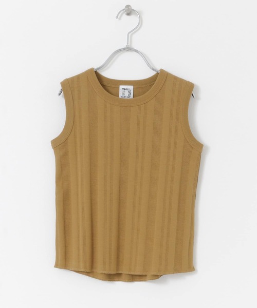 URBAN RESEARCH DOORS（アーバンリサーチドアーズ）の「ノースリーブランダムリブカットソー(KIDS)（Tシャツ/カットソー・キッズ・ベージュ/ネイビー/ブラウン・120/105/150/135）」の21枚目の写真