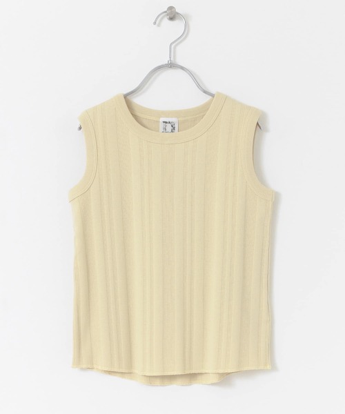 URBAN RESEARCH DOORS（アーバンリサーチドアーズ）の「ノースリーブランダムリブカットソー(KIDS)（Tシャツ/カットソー・キッズ・ベージュ/ネイビー/ブラウン・120/105/150/135）」の22枚目の写真