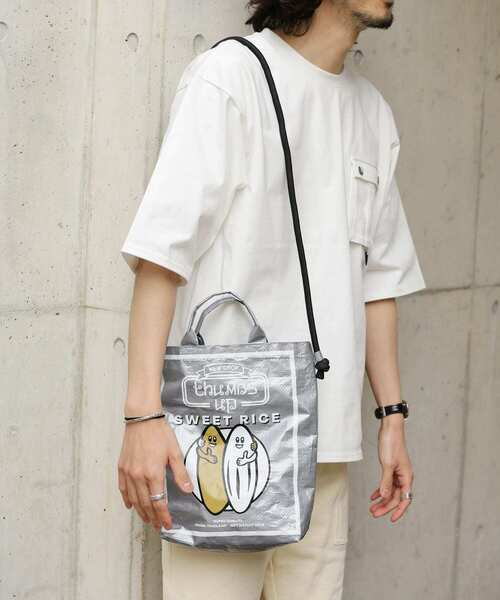 wiffle（ウィッフル）の「『別注』wiffle×Sonny Label　2WAY RICEBAG（ショルダーバッグ・メンズ・シルバー/イエロー・FREE）」の12枚目の写真