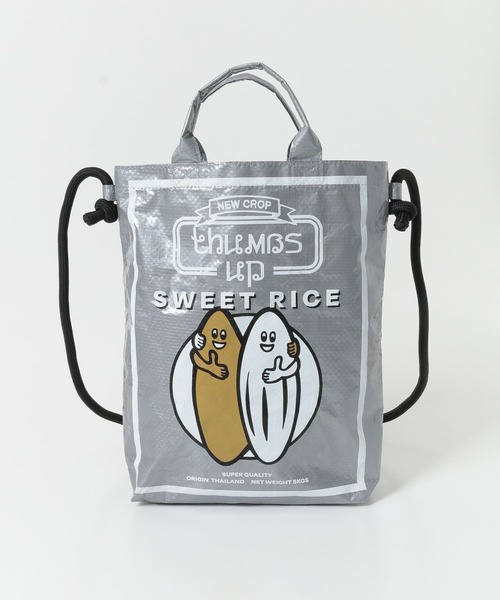 wiffle（ウィッフル）の「『別注』wiffle×Sonny Label　2WAY RICEBAG（ショルダーバッグ・メンズ・シルバー/イエロー・FREE）」の14枚目の写真