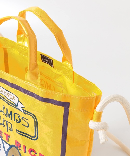 wiffle（ウィッフル）の「『別注』wiffle×Sonny Label　2WAY RICEBAG（ショルダーバッグ・メンズ・シルバー/イエロー・FREE）」の11枚目の写真