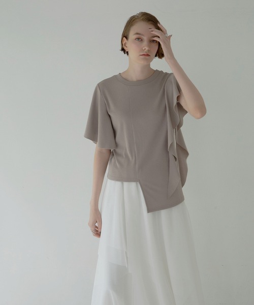 MIELI INVARIANT アシンメトリーカットソー