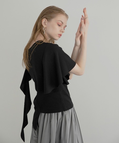 「MIELI INVARIANT」 ノースリーブトップス FREE ブラック レディース MIELI INVARIANT Sunset Mood Dress ワンピース ブラック 黒