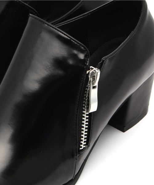 WHO'S WHO gallery(フーズフーギャラリー)の「【Mr.】スクエアブーティ(ブーティ・レディース・ブラック・SMALL/LARGE/MEDIUM)」の6枚目の写真