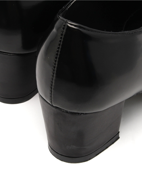 WHO'S WHO gallery(フーズフーギャラリー)の「【Mr.】スクエアブーティ(ブーティ・レディース・ブラック・SMALL/LARGE/MEDIUM)」の8枚目の写真