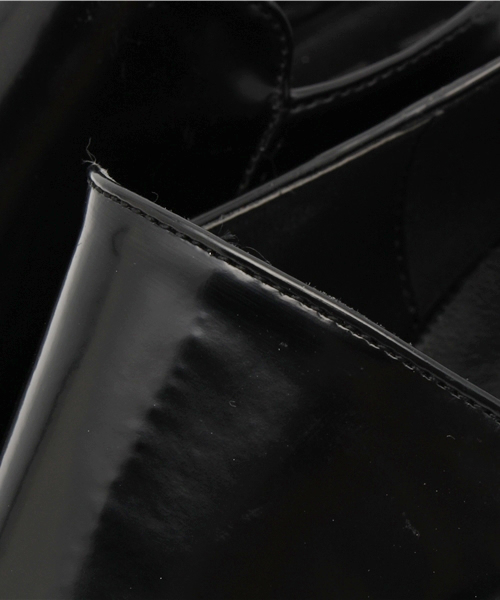 WHO'S WHO gallery(フーズフーギャラリー)の「【Mr.】スクエアブーティ(ブーティ・レディース・ブラック・SMALL/LARGE/MEDIUM)」の9枚目の写真