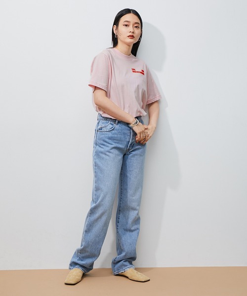 BAUM UND PFERDGARTEN(バウムウンドヘルガーデン)の「【BAUM UND PFERDGARTEN】JALO Tee(Tシャツ/カットソー・レディース・オフホワイト/ピンク・S)」の18枚目の写真