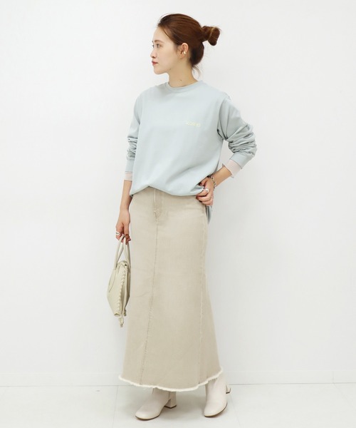 JOURNAL STANDARD（ジャーナルスタンダード）の「マルチデニムマキシスカート◆（デニムスカート・レディース・ブラウン/ベージュ/ブラック・38/36）」の22枚目の写真