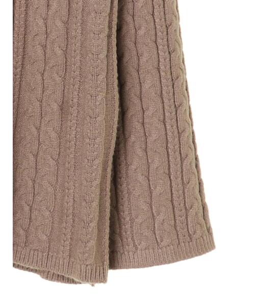 AMERICAN HOLIC（アメリカンホリック）の「Aラインフレアケーブルニットプルオーバー（ニット/セーター・レディース・アイボリー/モカ・M/L）」の21枚目の写真