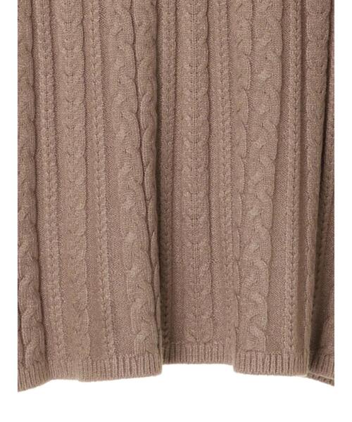 AMERICAN HOLIC（アメリカンホリック）の「Aラインフレアケーブルニットプルオーバー（ニット/セーター・レディース・アイボリー/モカ・M/L）」の22枚目の写真