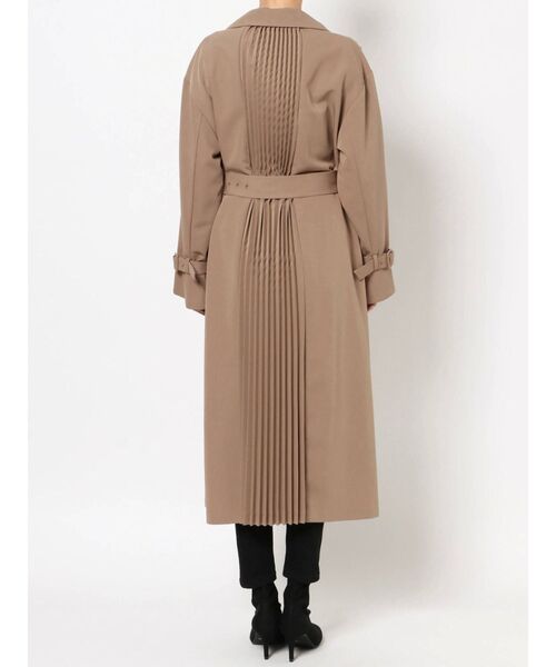 LAGUNAMOON（ラグナムーン）の「プリーツデザインコート（その他アウター・レディース・ベージュ/ネイビー・SMALL/MEDIUM）」の6枚目の写真