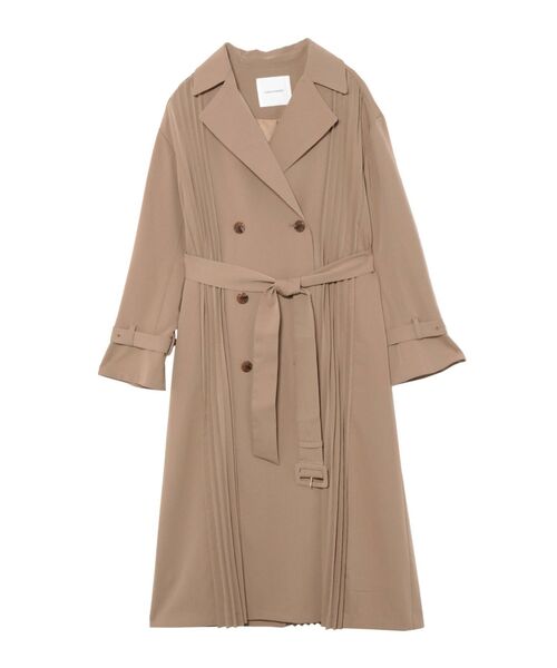 LAGUNAMOON（ラグナムーン）の「プリーツデザインコート（その他アウター・レディース・ベージュ/ネイビー・SMALL/MEDIUM）」の14枚目の写真