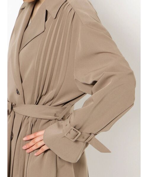 LAGUNAMOON（ラグナムーン）の「プリーツデザインコート（その他アウター・レディース・ベージュ/ネイビー・SMALL/MEDIUM）」の22枚目の写真