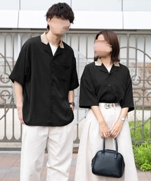 クレリックオープンカラーシャツ(ユニセックス)