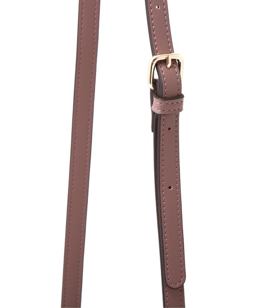 NATURAL BEAUTY BASIC(ナチュラルビューティーベーシック)の「オーバルメタルハンドルショルダー/0171282800(ショルダーバッグ・レディース・ブラック/ピンク/ベージュ系その他・フリ-)」の14枚目の写真