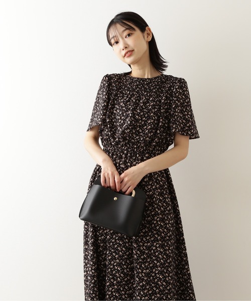 NATURAL BEAUTY BASIC(ナチュラルビューティーベーシック)の「オーバルメタルハンドルショルダー/0171282800(ショルダーバッグ・レディース・ブラック/ピンク/ベージュ系その他・フリ-)」の13枚目の写真