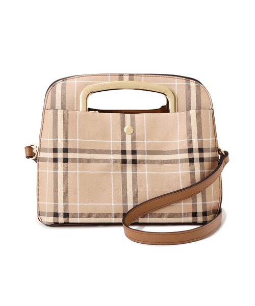NATURAL BEAUTY BASIC(ナチュラルビューティーベーシック)の「オーバルメタルハンドルショルダー/0171282800(ショルダーバッグ・レディース・ブラック/ピンク/ベージュ系その他・フリ-)」の11枚目の写真