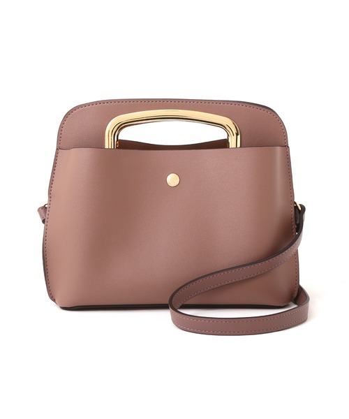 NATURAL BEAUTY BASIC(ナチュラルビューティーベーシック)の「オーバルメタルハンドルショルダー/0171282800(ショルダーバッグ・レディース・ブラック/ピンク/ベージュ系その他・フリ-)」の18枚目の写真