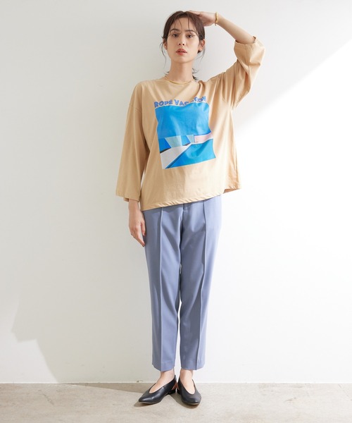 ROPE'(ロペ)の「【21AW】ピンタックシガレットパンツ(その他パンツ・レディース・ダークブラウン/イエロー/グリーン/ブルー系その他4・40/38/36/34)」の9枚目の写真