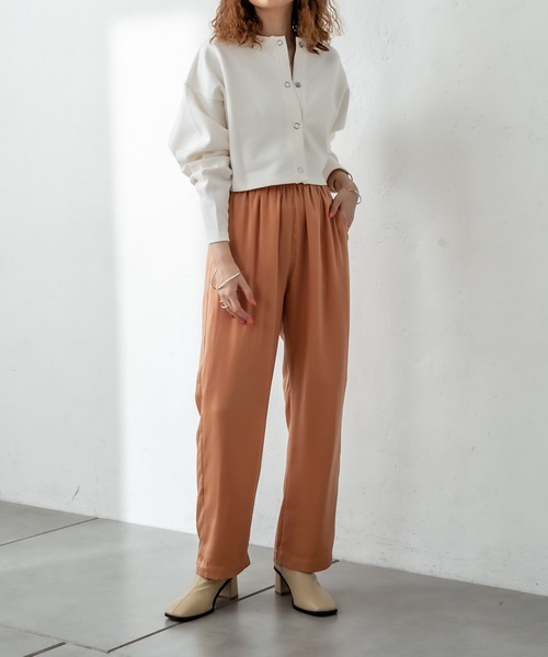 mystic（ミスティック）の「イージーサテンパンツ（スウェットパンツ・レディース・オフホワイト/オレンジ/ブルー・FREE）」の18枚目の写真