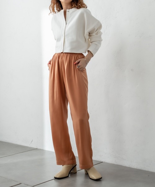 mystic（ミスティック）の「イージーサテンパンツ（スウェットパンツ・レディース・オフホワイト/オレンジ/ブルー・FREE）」の13枚目の写真