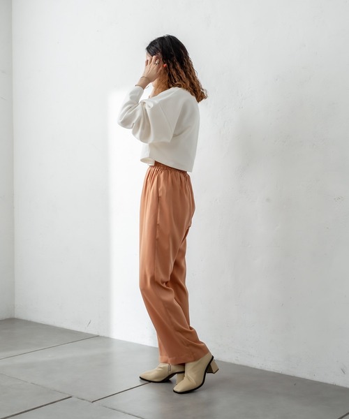 mystic（ミスティック）の「イージーサテンパンツ（スウェットパンツ・レディース・オフホワイト/オレンジ/ブルー・FREE）」の16枚目の写真