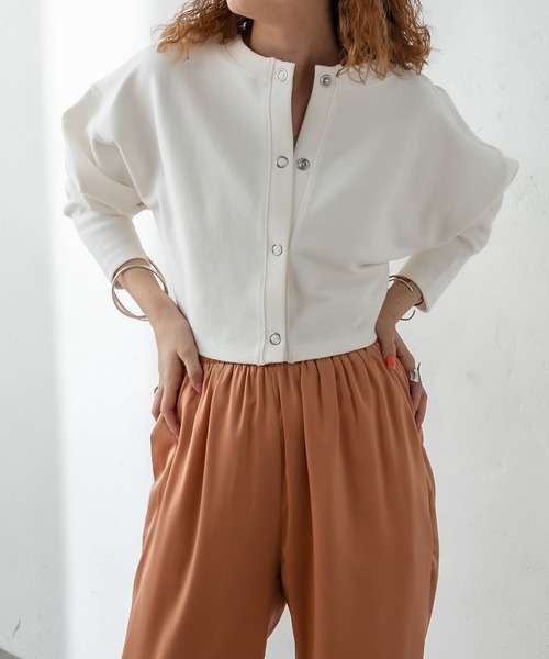 mystic（ミスティック）の「イージーサテンパンツ（スウェットパンツ・レディース・オフホワイト/オレンジ/ブルー・FREE）」の8枚目の写真