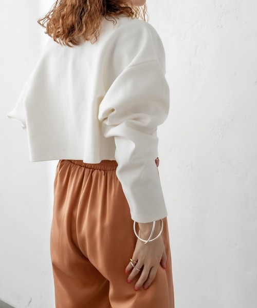 mystic（ミスティック）の「イージーサテンパンツ（スウェットパンツ・レディース・オフホワイト/オレンジ/ブルー・FREE）」の11枚目の写真