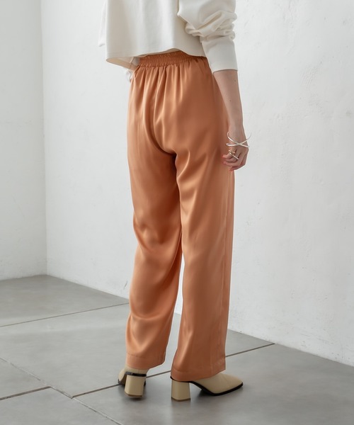 mystic（ミスティック）の「イージーサテンパンツ（スウェットパンツ・レディース・オフホワイト/オレンジ/ブルー・FREE）」の7枚目の写真