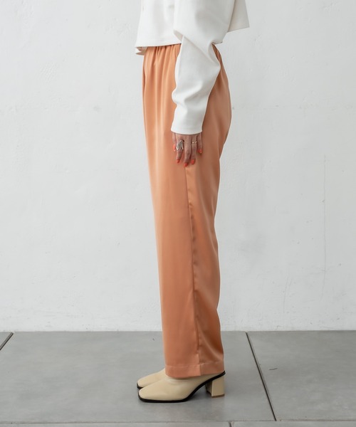 mystic（ミスティック）の「イージーサテンパンツ（スウェットパンツ・レディース・オフホワイト/オレンジ/ブルー・FREE）」の15枚目の写真