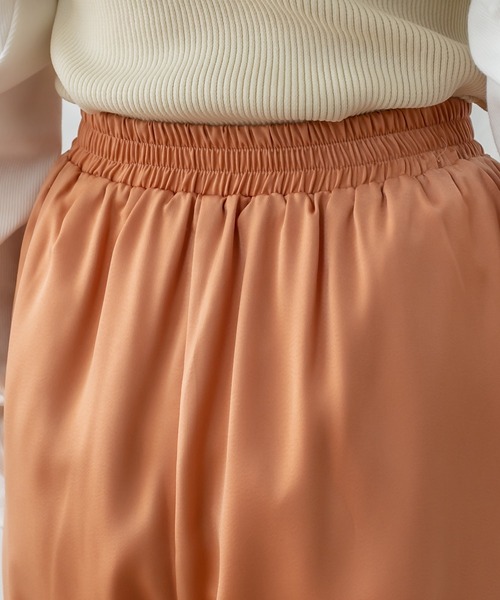 mystic（ミスティック）の「イージーサテンパンツ（スウェットパンツ・レディース・オフホワイト/オレンジ/ブルー・FREE）」の14枚目の写真