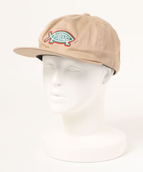 POWERS(パワーズ)の「【POWERS / パワーズ】 FISH 5PANEL CAP(キャップ・メンズ・ベージュ・FREE)」の2枚目の写真