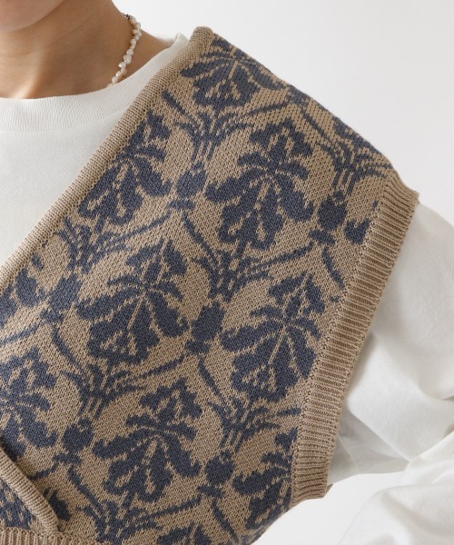 RAGEBLUE（レイジブルー）の「柄ラップビスチェ/215291（ベスト・レディース・ベージュ/ブラウン・FREE）」の8枚目の写真