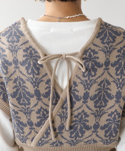 RAGEBLUE（レイジブルー）の「柄ラップビスチェ/215291（ベスト・レディース・ベージュ/ブラウン・FREE）」の11枚目の写真