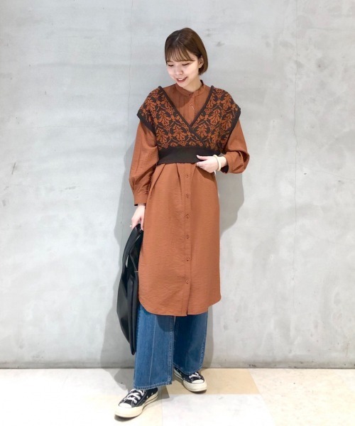 RAGEBLUE（レイジブルー）の「柄ラップビスチェ/215291（ベスト・レディース・ベージュ/ブラウン・FREE）」の16枚目の写真