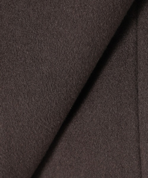 JOURNAL STANDARD(ジャーナルスタンダード)の「スーパー140ビーバーノーカラーコート◆(ノーカラーコート・レディース・ベージュ/ピンク/ブラウン/ブラック・SMALL/MEDIUM/X-SMALL)」の11枚目の写真