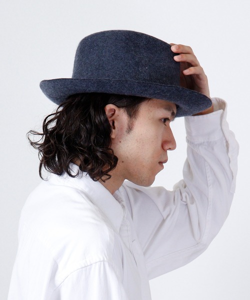 Sense of Grace（センスオブグレース）の「FOLDABLE HAT フォーダブル 中折れフェルトハット（ハット・メンズ・グレー/カーキオリーブ/ブラック/ベージュ/アッシュ・FREE）」の17枚目の写真