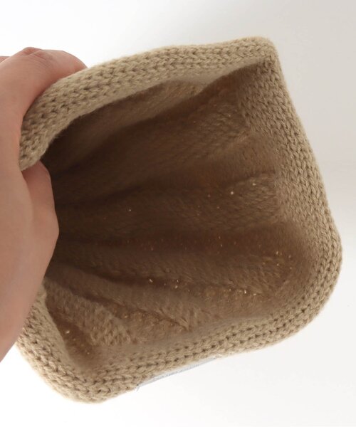 apres les cours（アプレレクール）の「/とんがりベビーニット帽（その他ベビー用品・キッズ・アイボリー/マスタード・48/46）」の14枚目の写真