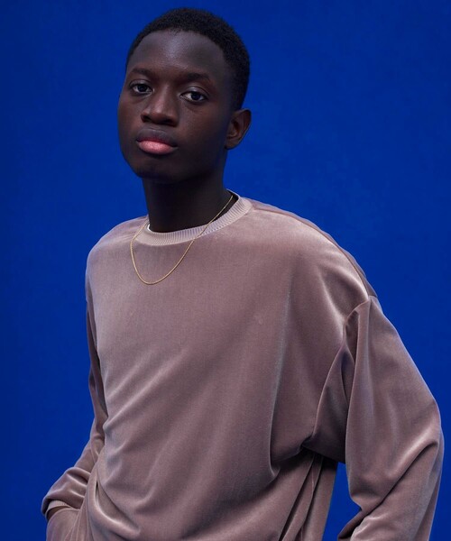 UNITED TOKYO（ユナイテッドトウキョウ）の「ベロアロンT（Tシャツ/カットソー・メンズ・ブラック/ブラウン・FREE）」の2枚目の写真